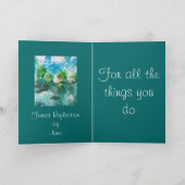 感謝のカード サンキューカード (内部)