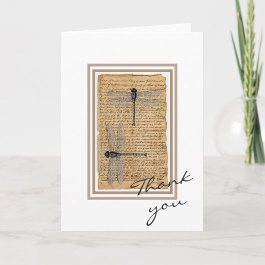 感謝のカード - トンボ サンキューカード (正面)