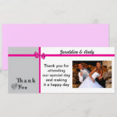 感謝のカード 招待状 (正面/裏面)