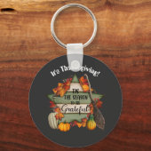 感謝のキーチェーンのシーズン キーホルダー (正面)