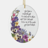 感謝のギフト セラミックオーナメント (右)