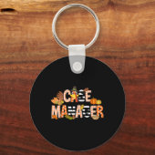 感謝のケース管理者Thanksgivingケース管理 キーホルダー (正面)