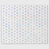 感謝のココロ Thank you 多言語44国語 字抜きパターン ラッピングペーパー (フラット)