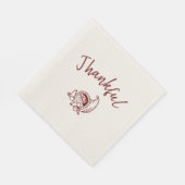 感謝のコルヌコピアセット50 スタンダードランチョンナプキン (角)