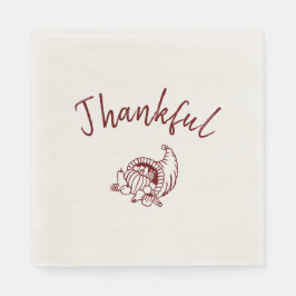 感謝のコルヌコピアセット50 スタンダードランチョンナプキン
