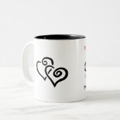 感謝のコーヒー・マグ ツートーンマグカップ (正面左)