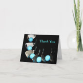 感謝のゴルフボールとアイアンカード サンキューカード (正面)