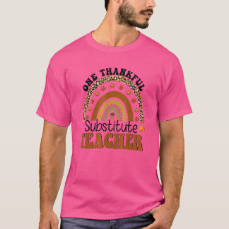 感謝のサブ担任虹の先生ギフト Tシャツ
