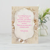 感謝のサンプルメッセージ 招待状 (スタンド正面)