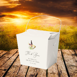 感謝のシャルキュテリー ワイン＆チーズ ブライダルシャワー フェイバーボックス