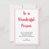 感謝のジェスチャーハート サンキューカード (裏面)