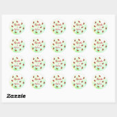 感謝のスイカ ラウンドシール (シート)