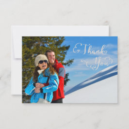 感謝のスクリプト写真 - 3x5 感謝 招待状