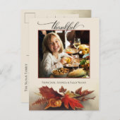 感謝のスクリプト秋葉感謝の写真 ポストカード (正面/裏面)