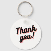 感謝のチャーム キーホルダー (裏面)