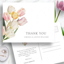 感謝のチューリップ ポストカード