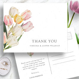 感謝のチューリップ ポストカード