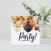 感謝のテーマをテーマにしたトルコ 招待状 (スタンド正面)