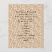 感謝のディナーをぐらつかせるおもしろいまで食べる チラシ (裏面)