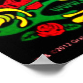 感謝のデッド・ロックバンド・コンサートのポスター ポスター (角)