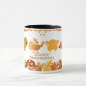 感謝のトルコをディナーマグに マグカップ (中央)