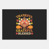 感謝のトルコ賛美感謝祭 ラッピングペーパーシート (正面)