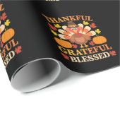 感謝のトルコ賛美感謝祭 ラッピングペーパー (ロールコーナー)