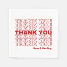 感謝のナプキン