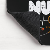 感謝のナース感謝スクラブトップ秋 マウスパッド (コーナー)