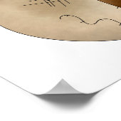 感謝のハートかかしサイン/プリント ポスター (角)