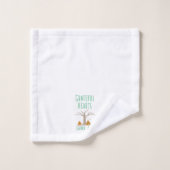 感謝のハートがここに集まる – 感謝の表情 バスタオルセット (ウォッシュタオル)