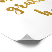 感謝のハートで毎日を始める – アートプリント ポスター (角)