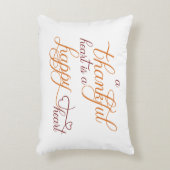 感謝のハートは幸せなハート感謝祭である アクセントクッション (正面(垂直))