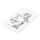 感謝のハートカード マグネット (左側)