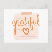 感謝のハートクリスチャンサンキューカード ポストカード (正面)