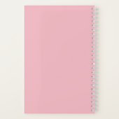 感謝のハートフローラ称賛と祈りの言葉ジャーナル ノートブック (裏面)