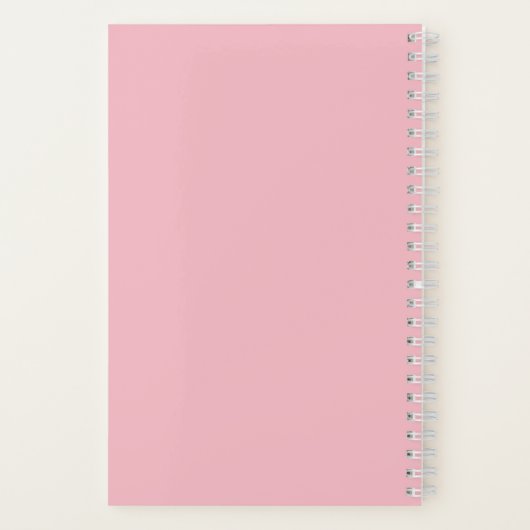 感謝のハートフローラ称賛と祈りの言葉ジャーナル ノートブック (裏面)