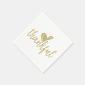 感謝のハート感謝 スタンダードカクテルナプキン (角)