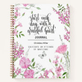 感謝のハート誌で毎日を始める ノートブック (正面)