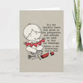 感謝のハート カード (正面)