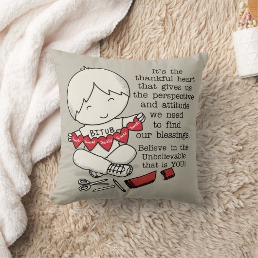 感謝のハート クッション (ブランケット)