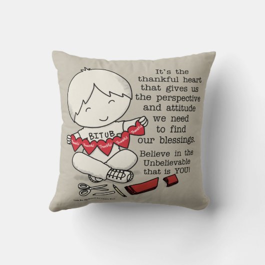 感謝のハート クッション (裏面)