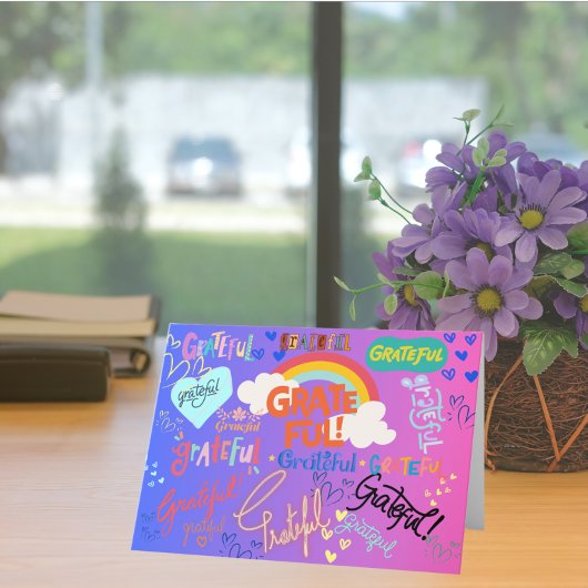 感謝のハート サンキューカード