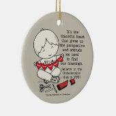 感謝のハート セラミックオーナメント (右)