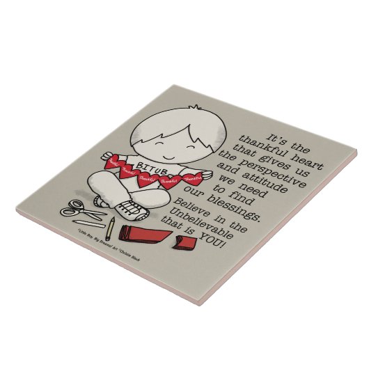 感謝のハート タイル (側面)