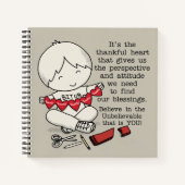 感謝のハート ノートブック (正面)
