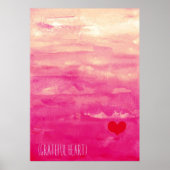 感謝のハート ポスター (正面)