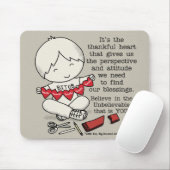 感謝のハート マウスパッド (マウス)