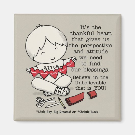 感謝のハート マグネット (正面)