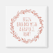 感謝のハート マグネット (正面)